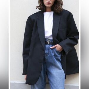 FRANKIE SHOP OVERSIZED BOYFRIEND BLAZER